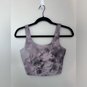 Purple Sports Bra/Crop Top